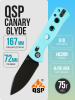 Нож QSP Canary Glyde, Black 14C28N, G10 Blue, QS150GL-C2 Нож QSP Canary Glyde, Black 14C28N, G10 Blue, QS150GL-C2